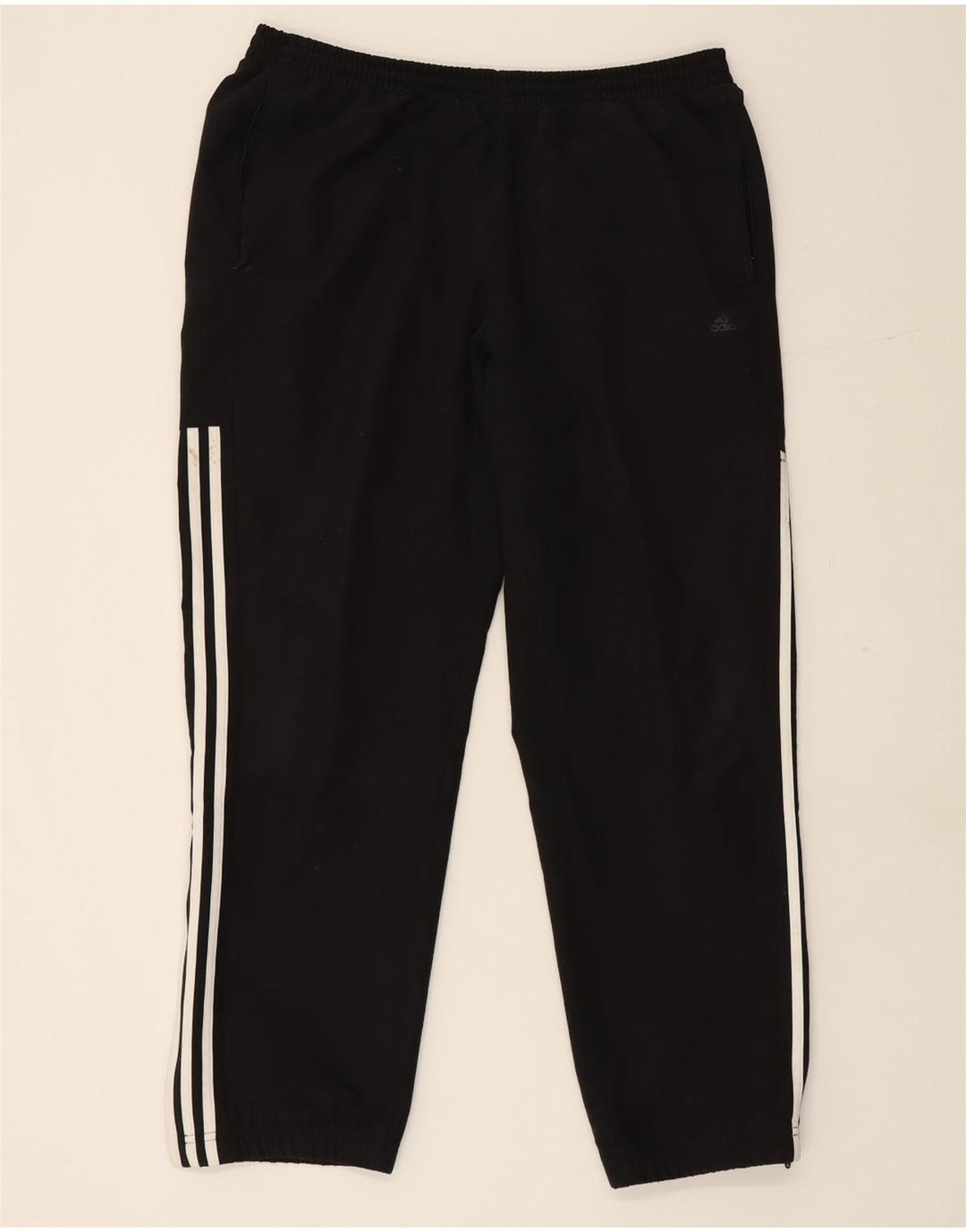 Calças de treino masculinas ADIDAS joggers grandes pretas