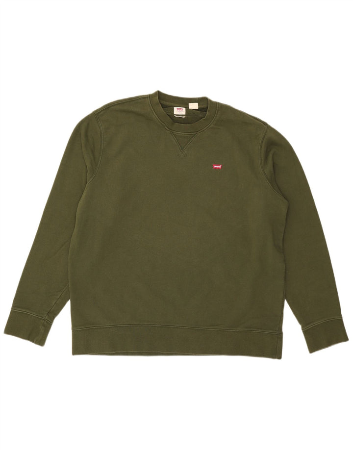 Levi's Masculino Padrão Moletom Jumper XL Caqui