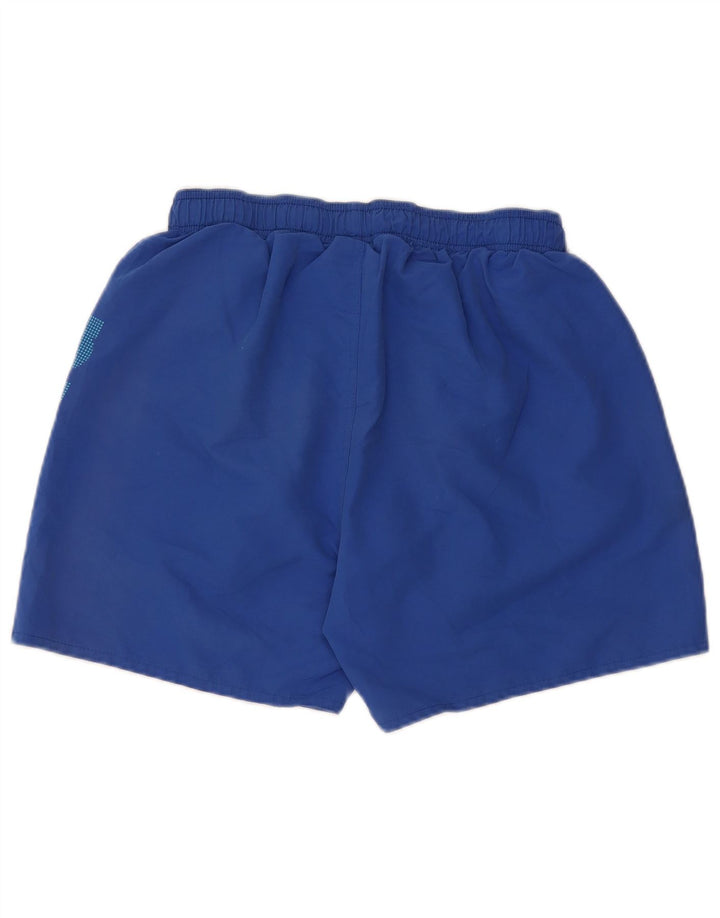 Arena Mens Graphic Sport Shorts Médio Azul Poliéster