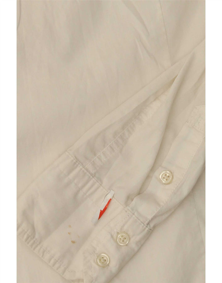 Camisa Feminina Tommy Hilfiger UK 10 Pequena Branca