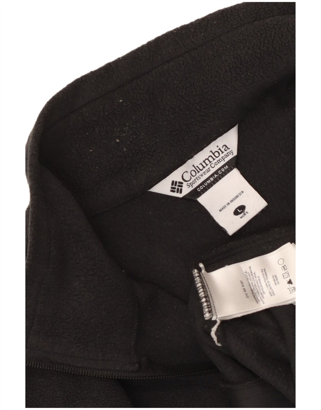 Jaqueta Columbia Masculina Mizzou Fleece UK 40 Grande Poliéster Preto