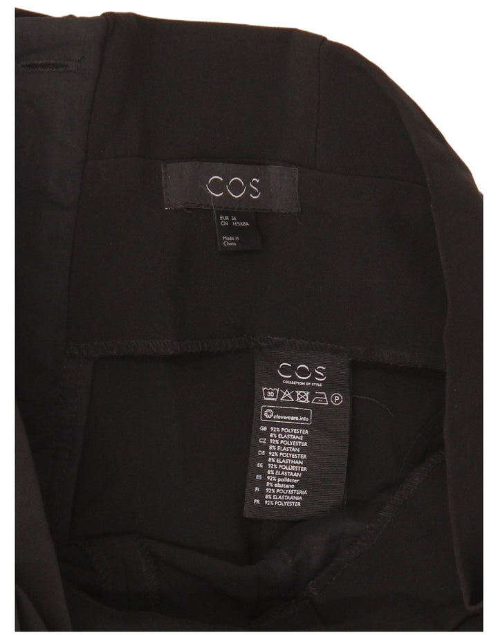 Calça feminina Coast Harem EU 36 pequena W30 L23 poliéster preto