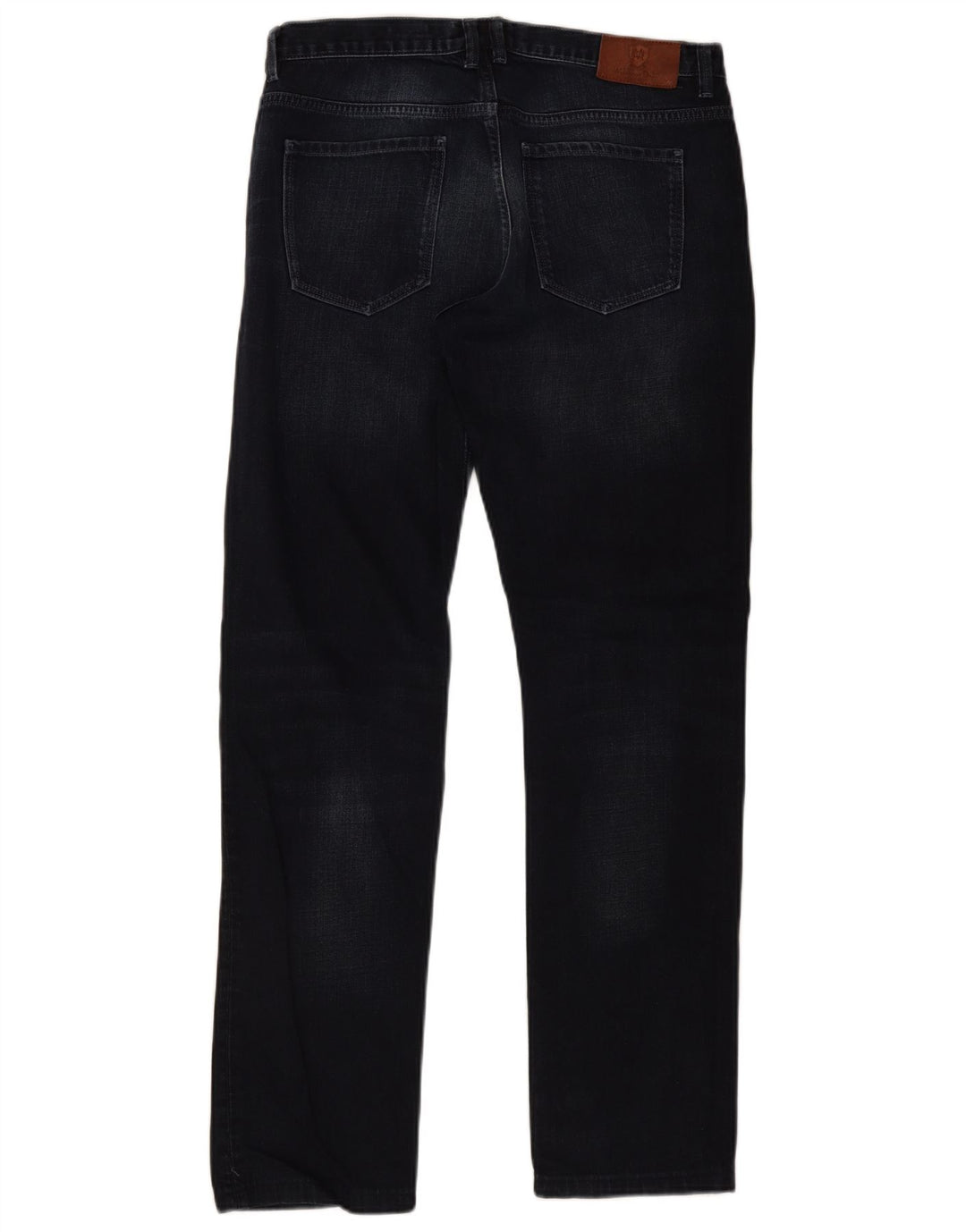 Jeans retos masculinos Massimo Dutti EU 42 Grande W32 L32 Azul marinho