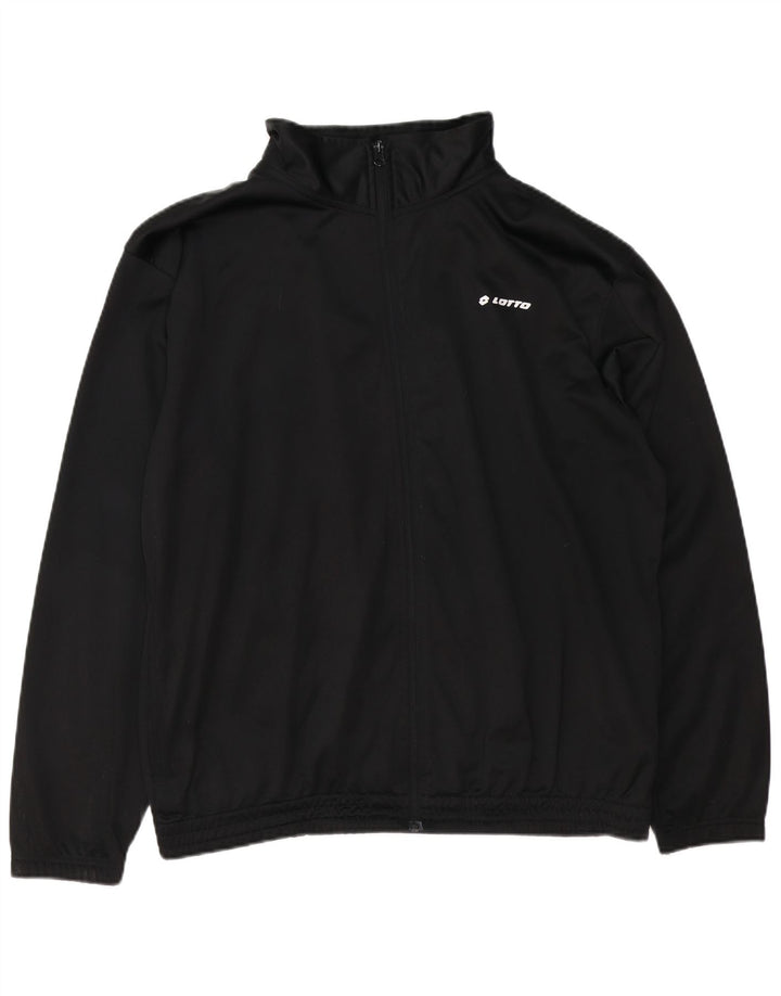 LOTTO Jaqueta masculina de agasalho 2XL poliéster preto