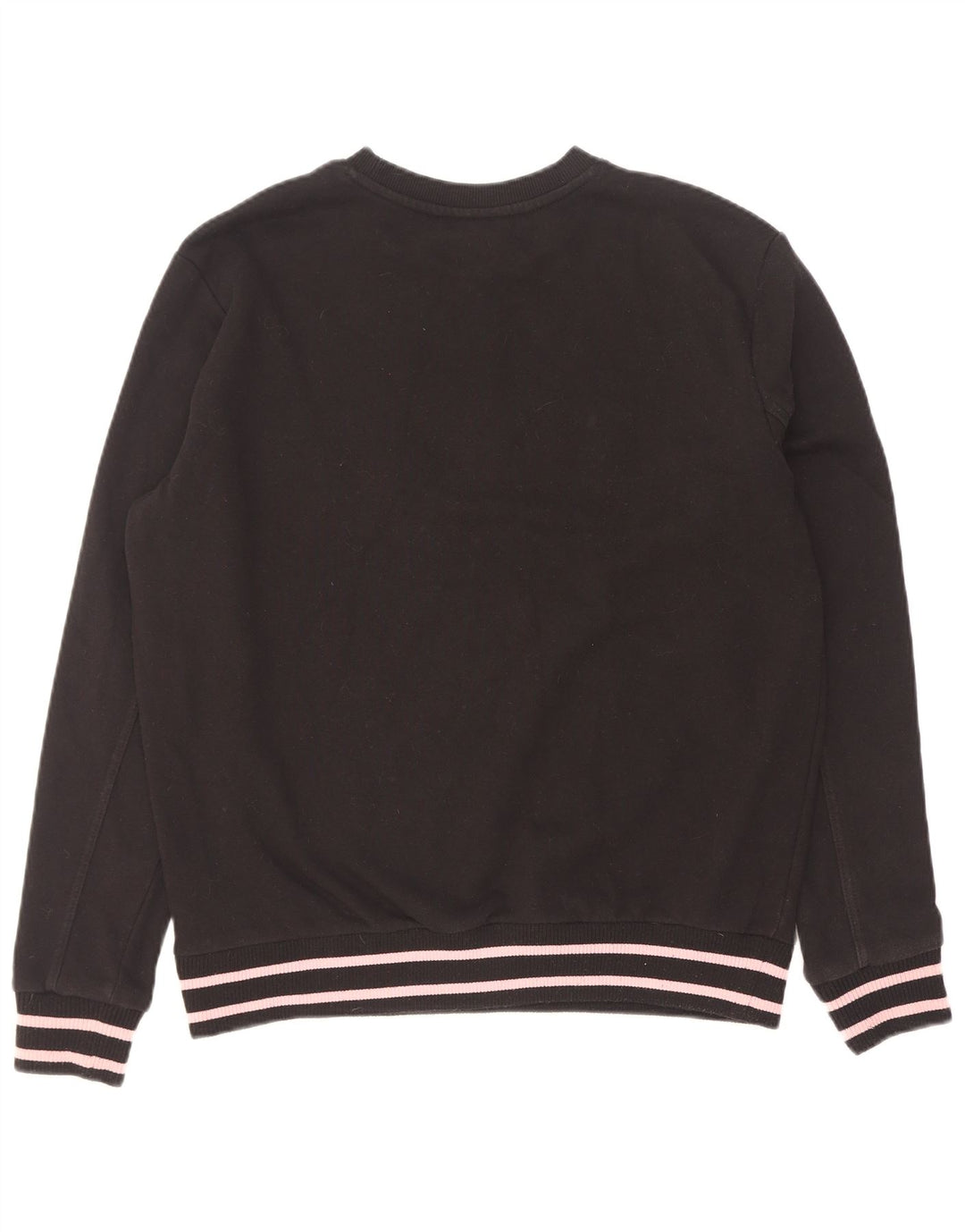 Fila moletom gráfico masculino jumper grande algodão listrado preto