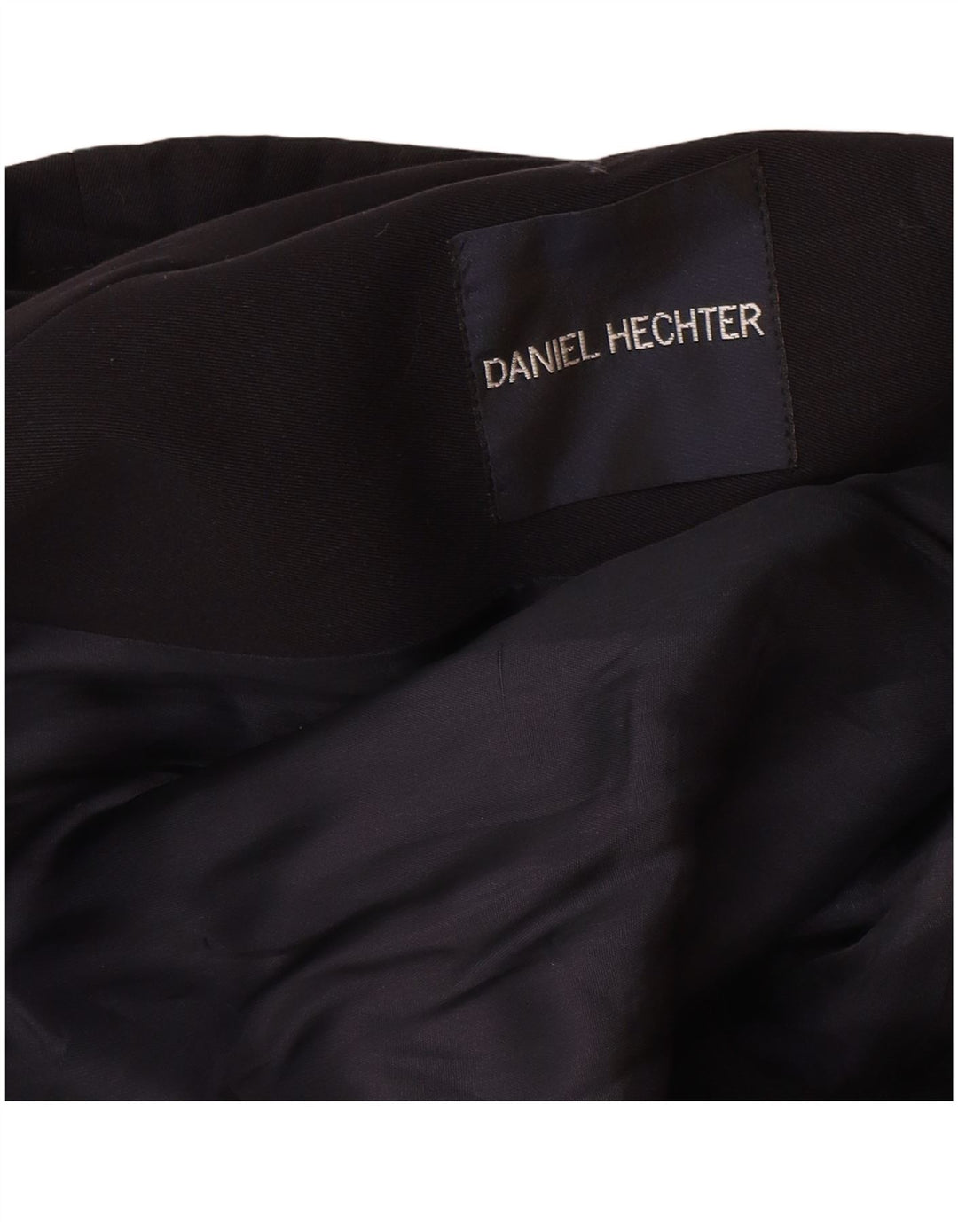 Jaqueta blazer feminina Daniel Hechter com peito duplo Reino Unido 12 azul marinho médio