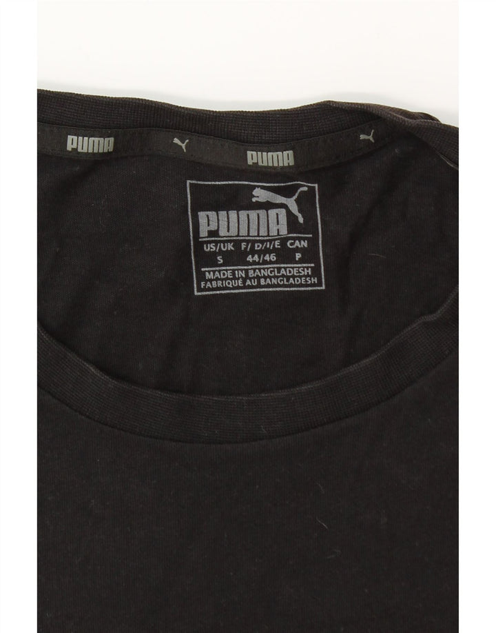Puma Camiseta Masculina Graphic Top Pequeno Preto
