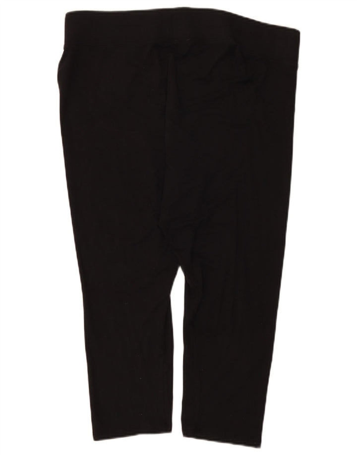 Leggings femininos Marks & Spencer Reino Unido 18 XL preto viscose