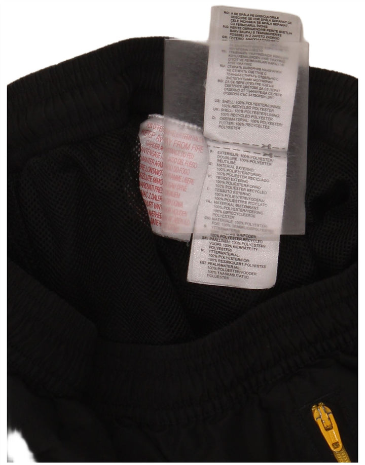 Adidas meninos calças de treino joggers 13-14 anos preto poliéster