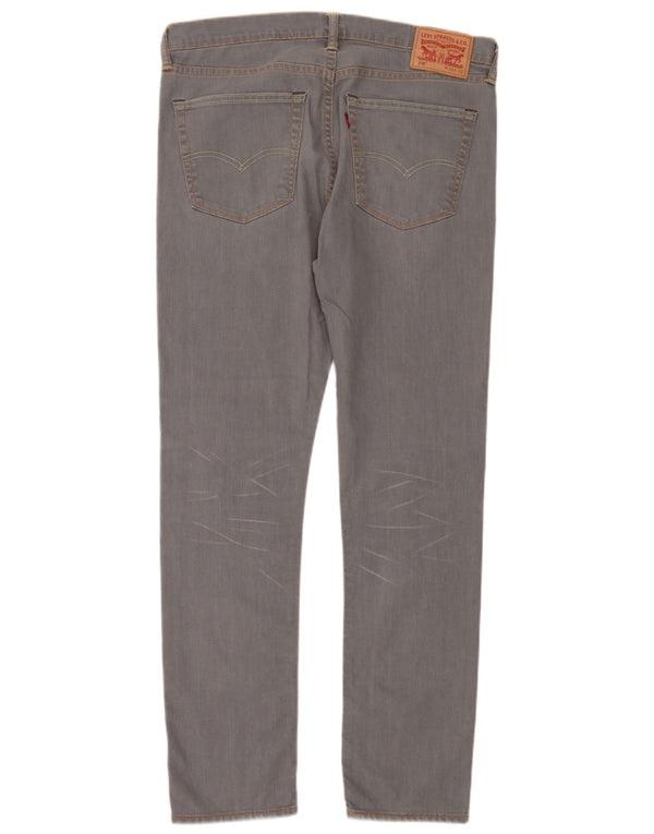 Levi's Masculino 510 Skinny Jeans W36 L32 Cinza Algodão