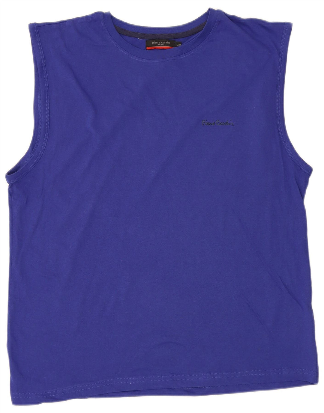 Colete masculino Pierre Cardin Top 2XL algodão azul