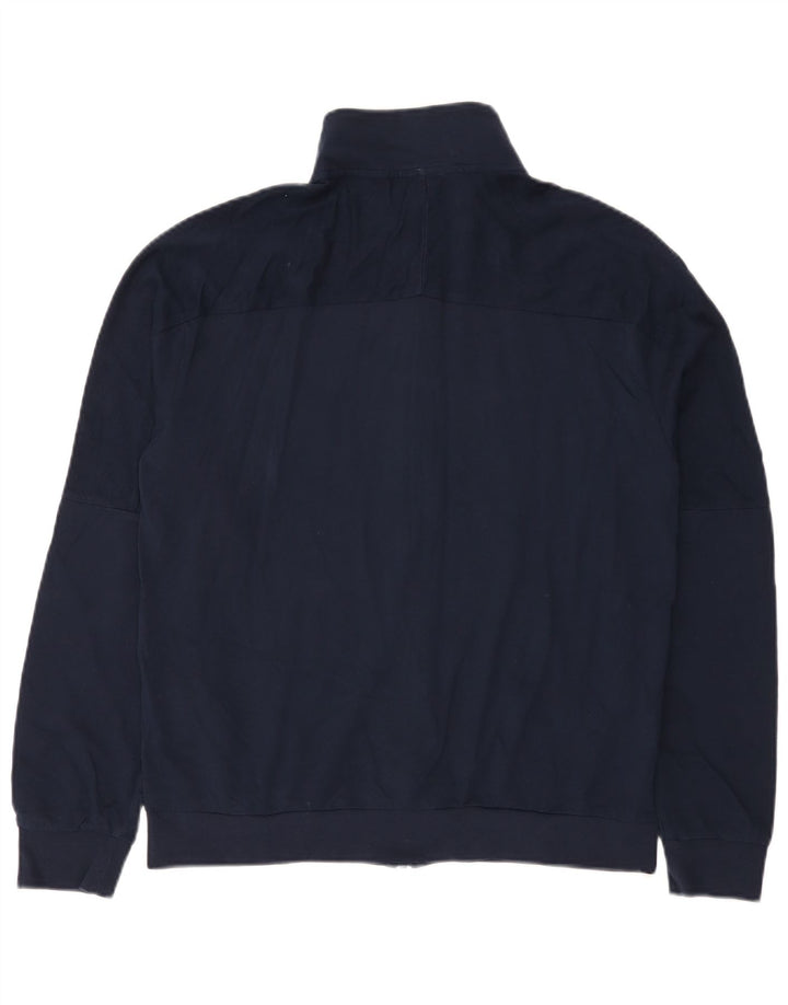 Emporio Armani Jaqueta masculina de agasalho médio azul marinho