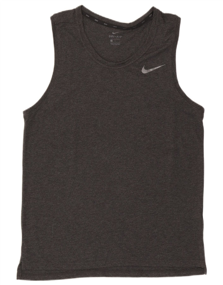 Colete Nike Masculino Dri Fit Top Grande Cinza