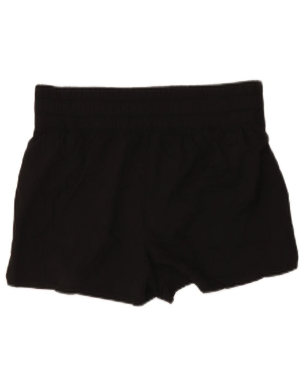 Shorts esportivos femininos Reebok UK 10 pequeno poliéster preto
