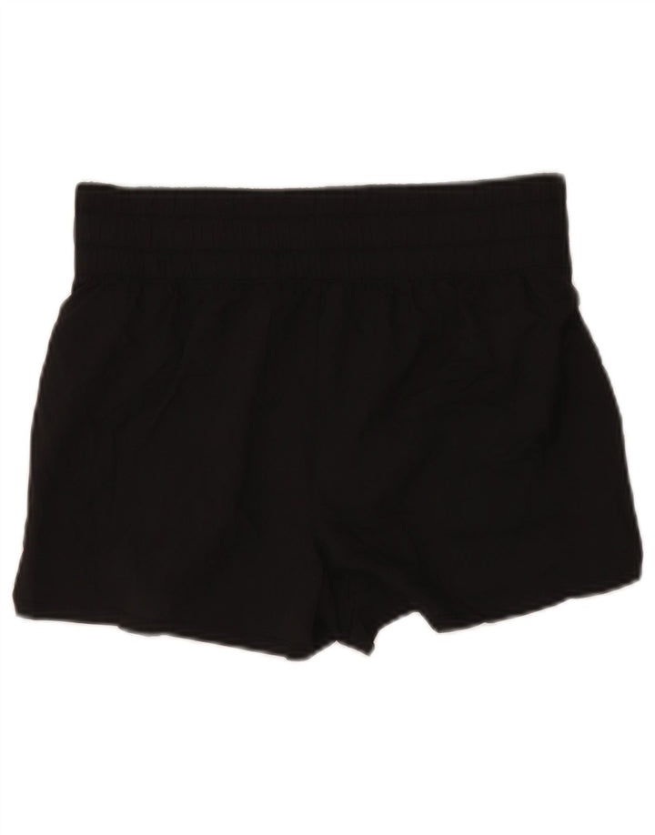 Shorts esportivos femininos Reebok UK 10 pequeno poliéster preto