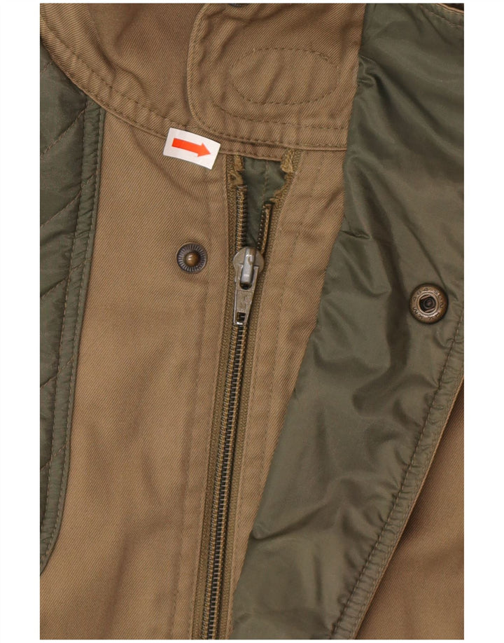 Jaqueta utilitária masculina UNIVERS com capuz IT 52 XL algodão marrom