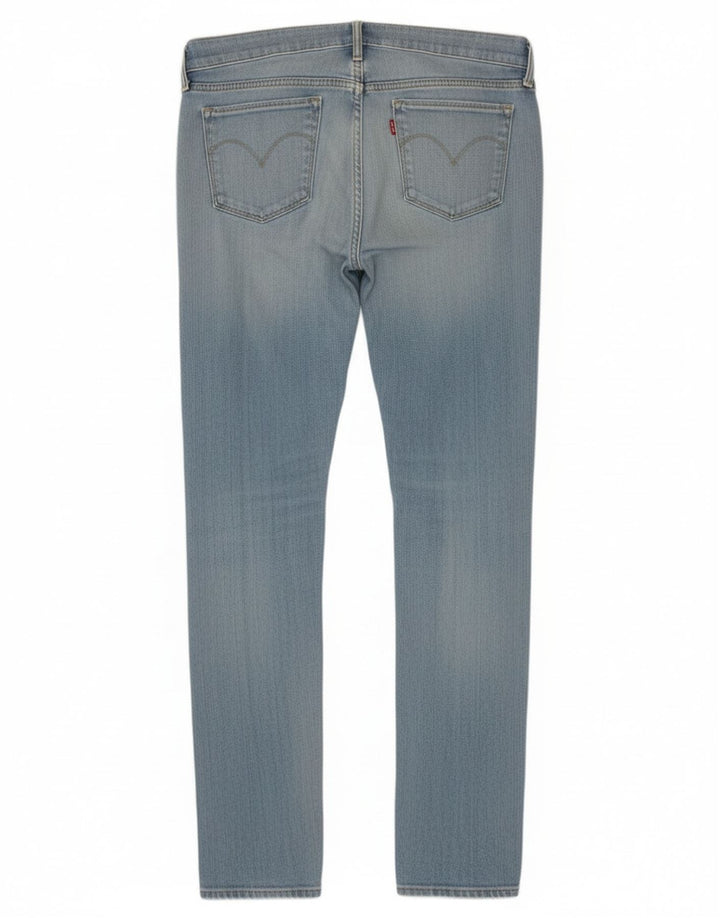 Calça jeans skinny feminina Levi's Slight Curve W29 L34 azul algodão