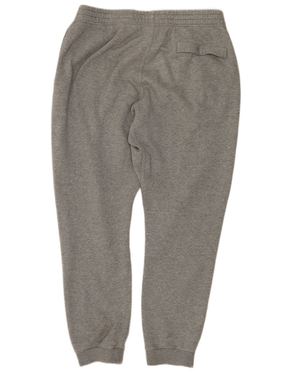 Calça de treino masculina Nike joggers grande algodão manchado cinza