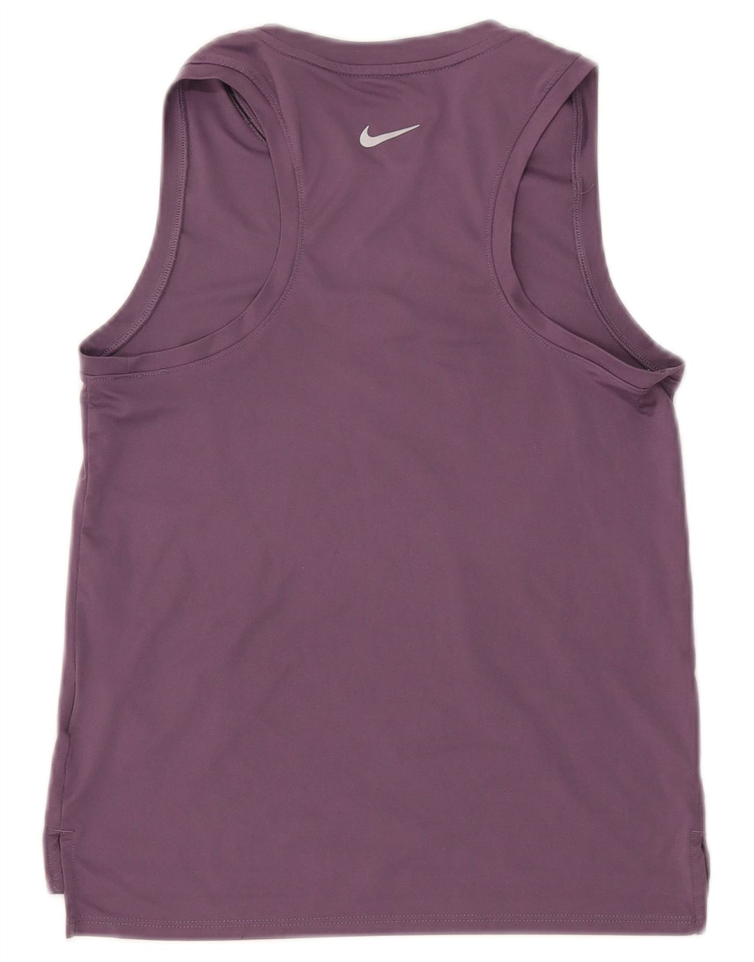 NIKE Womens Dri Fit Graphic Vest Top UK 6 XS Roxo Poliéster