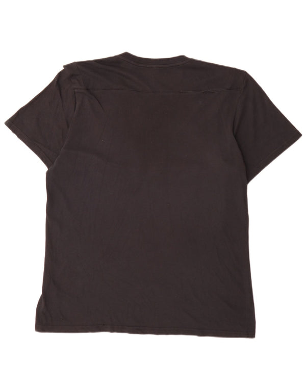 Adidas Mens Aeroready Camiseta Top Grande Algodão Preto