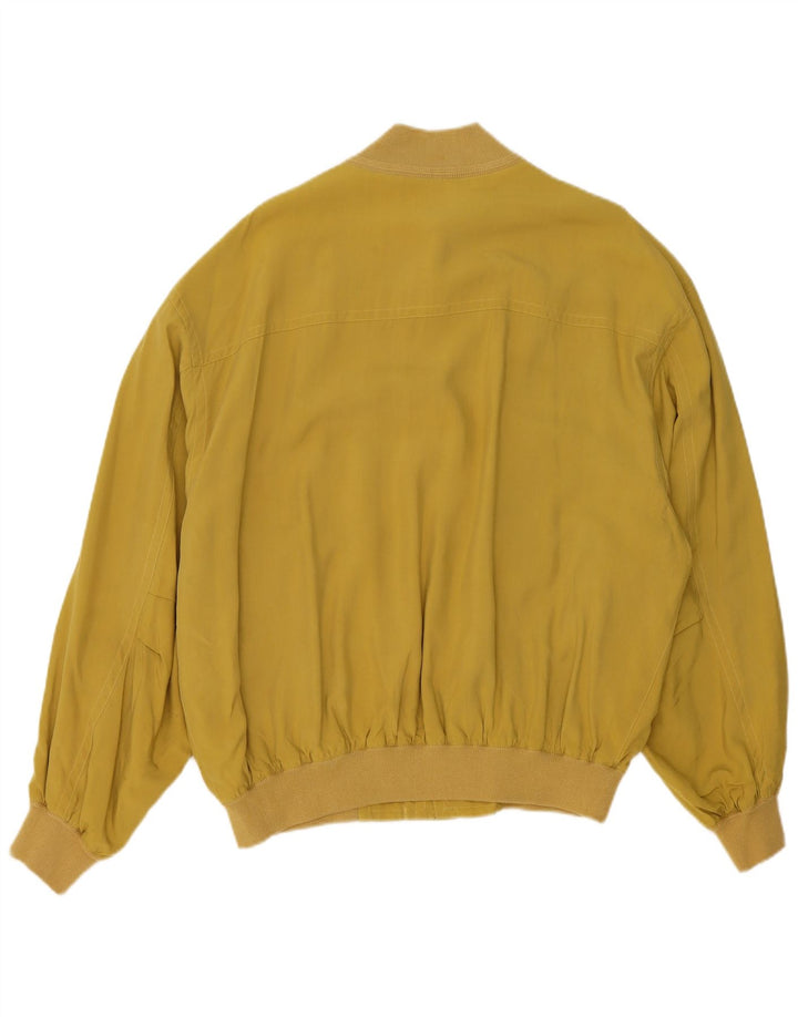 Jaqueta bomber masculina vintage IT 52 XL amarela