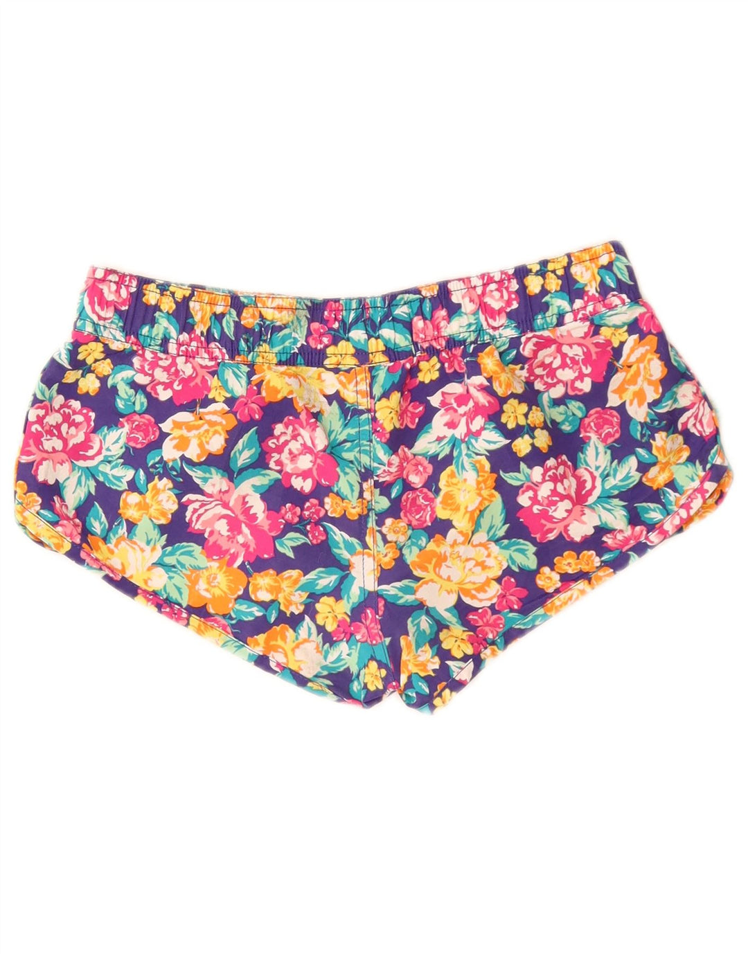Calça feminina BENETTON W26 pequena floral multicolorida