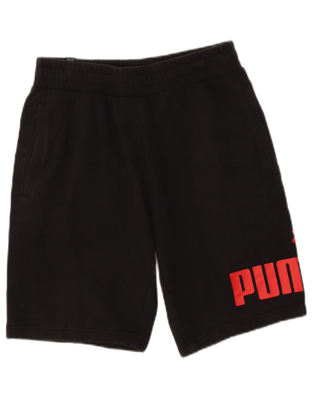 Shorts esportivos gráficos masculinos PUMA pequenos pretos