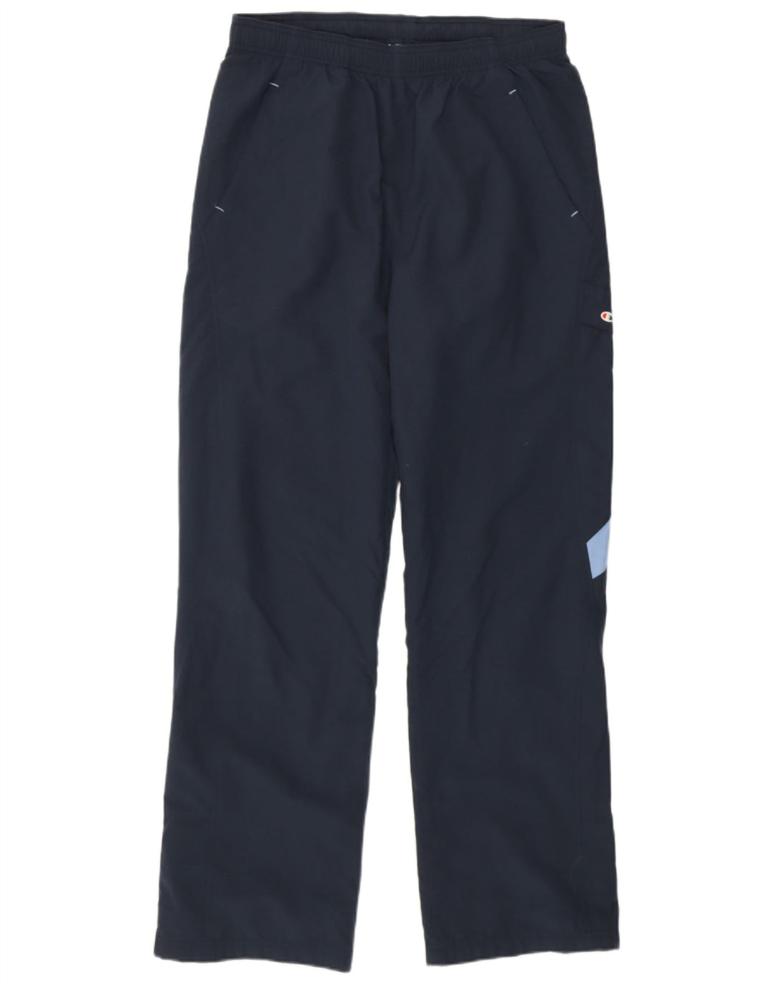 Calça de treino masculina Champion grande poliéster colorblock azul marinho