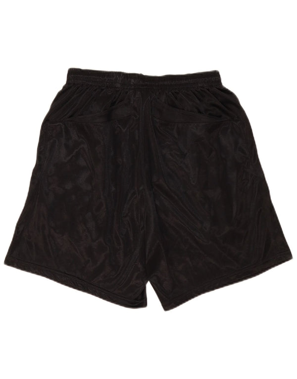 Diadora Mens Italia Sport Shorts Médio Preto Poliéster