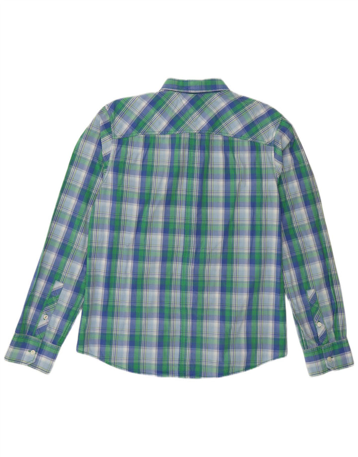 Camisa masculina Tommy Hilfiger XL verde xadrez algodão