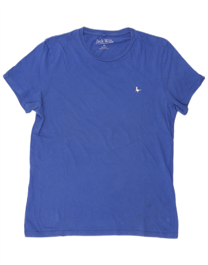 Camiseta masculina Jack Wills Top médio algodão azul