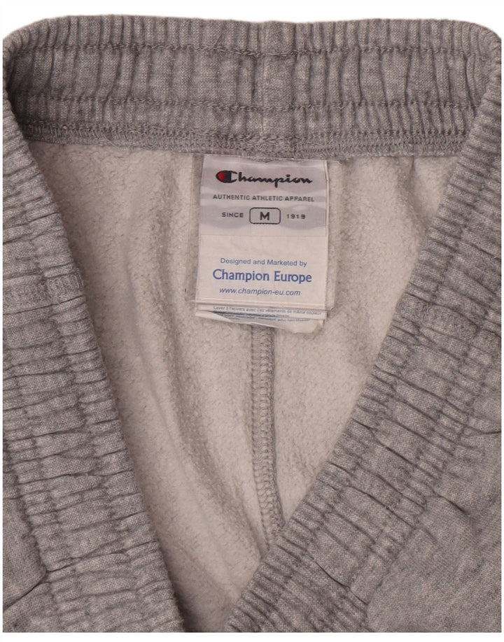 Calça esportiva masculina Champion Joggers de algodão cinza médio