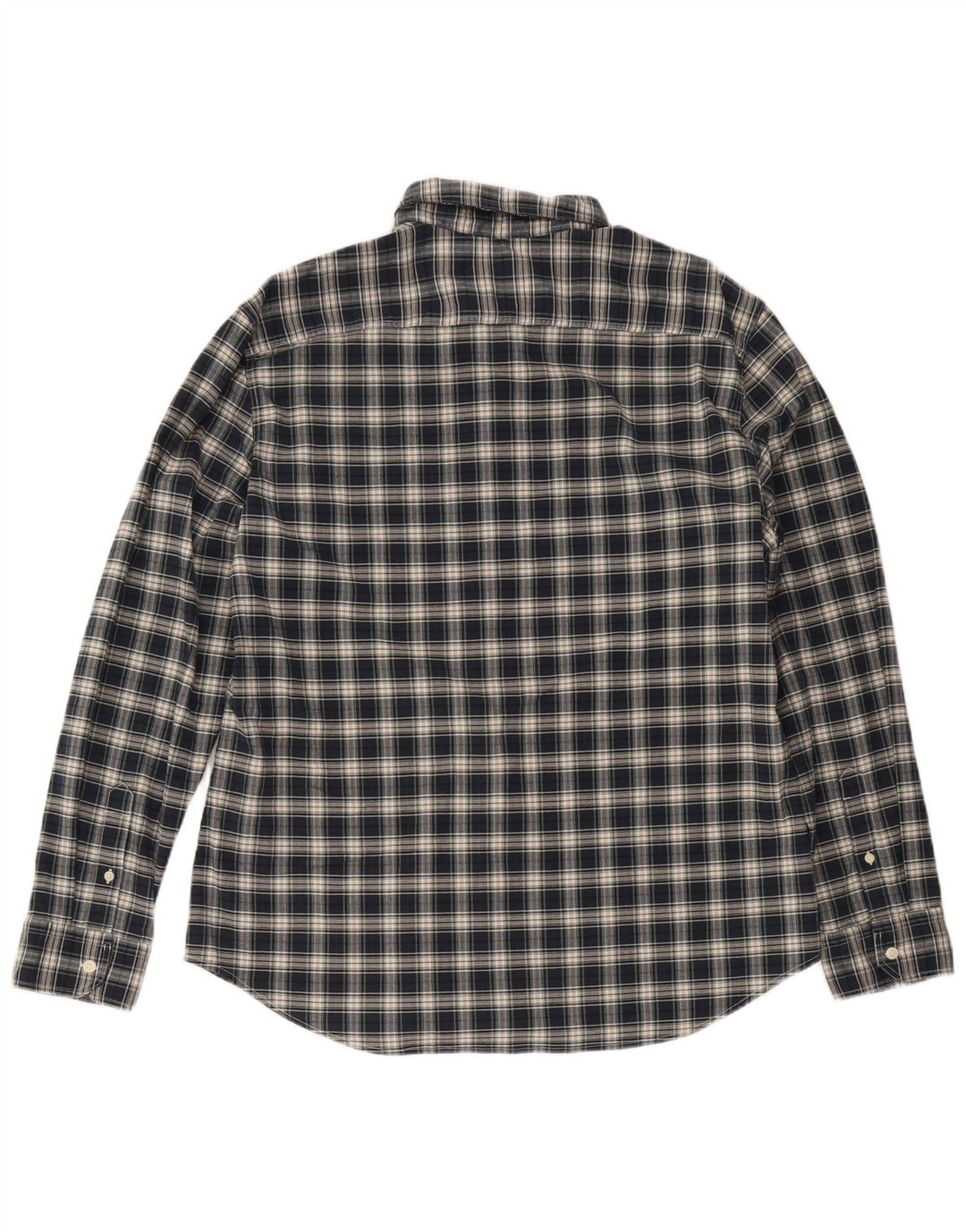 Camisa masculina Slim Levi's 2XL algodão xadrez azul marinho