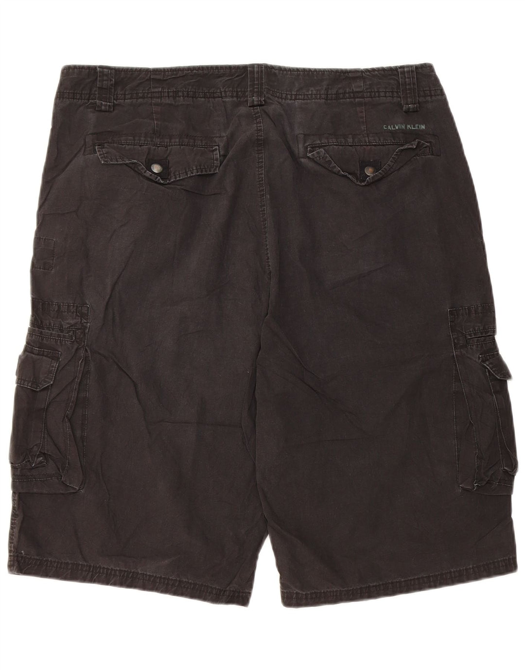 Shorts cargo masculino CALVIN KLEIN W36 grande algodão preto