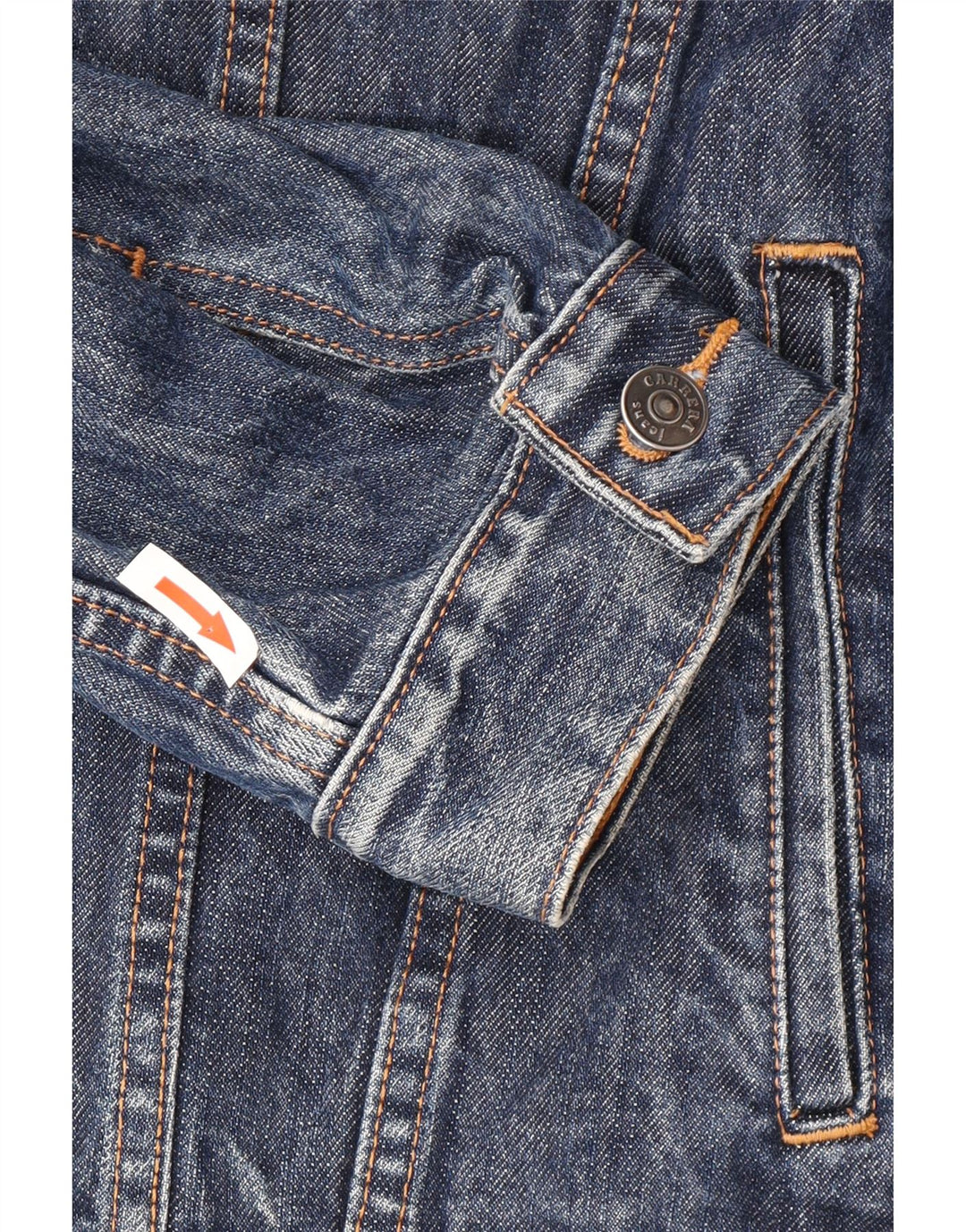 Jaqueta jeans masculina Carrera UK 42 XL azul marinho algodão