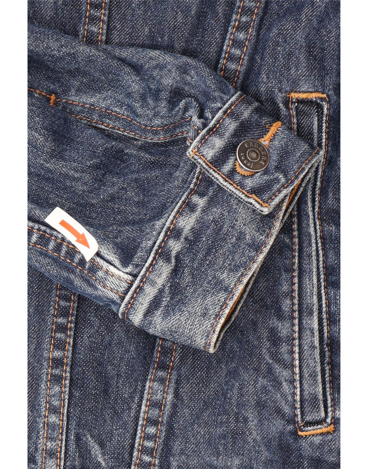 Jaqueta jeans masculina Carrera UK 42 XL azul marinho algodão