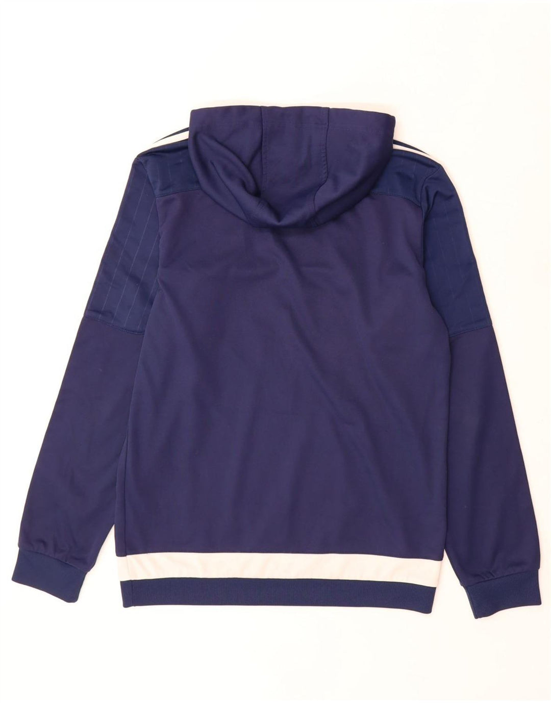 Adidas masculino moletom com capuz pequeno azul marinho colorblock poliéster