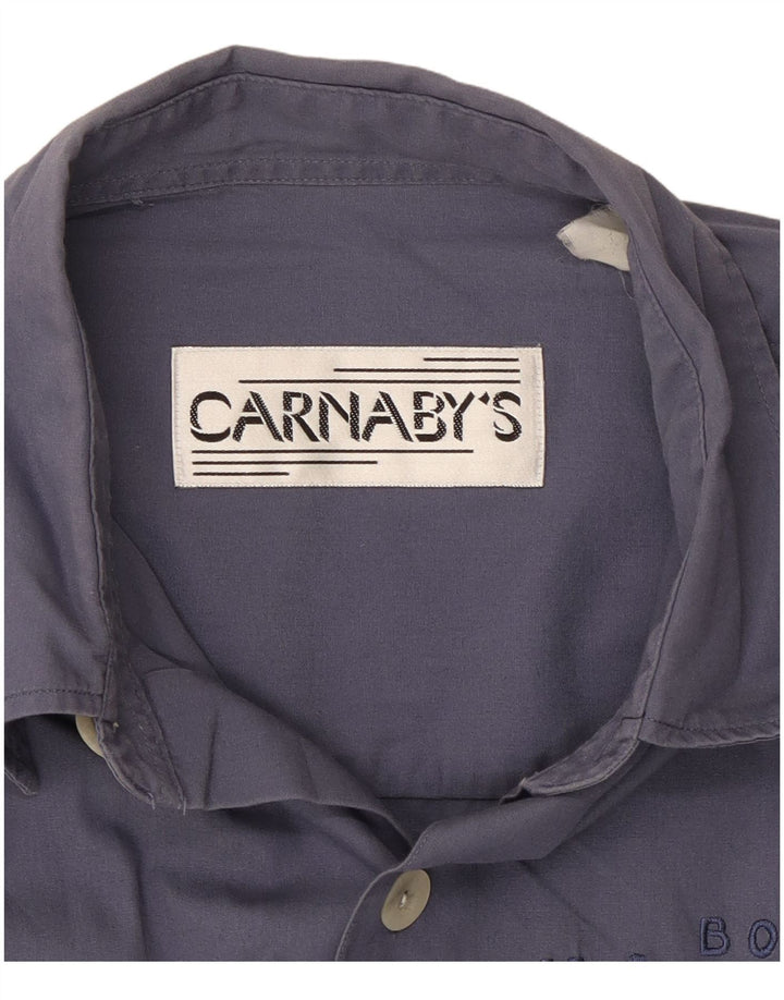 Camisa gráfica masculina CARNABY'S grande azul marinho
