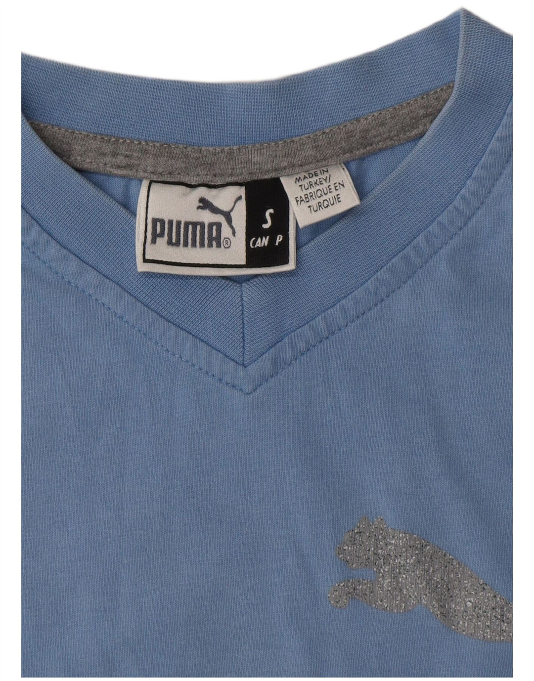 Camiseta PUMA Masculina Graphic Top Pequeno Azul