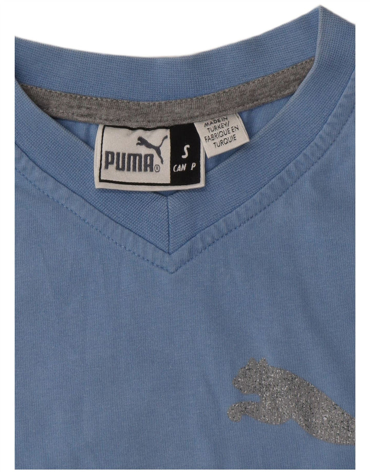 Camiseta PUMA Masculina Graphic Top Pequeno Azul