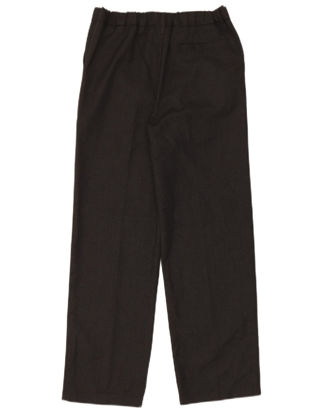 Calças de terno reto John Lewis Boys 10-11 anos W25 L27 poliéster cinza