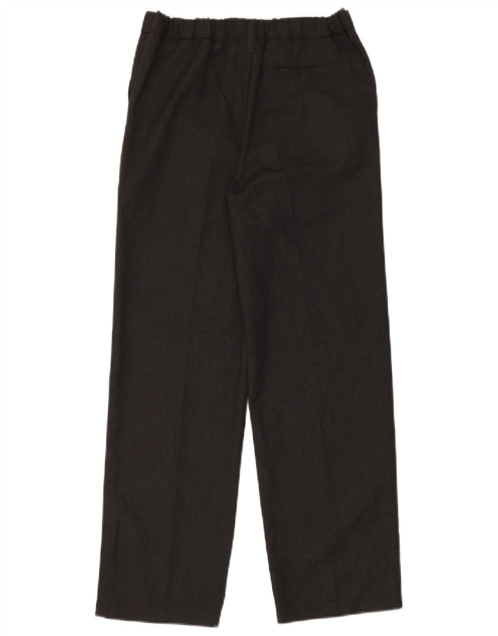 Calças de terno reto John Lewis Boys 10-11 anos W25 L27 poliéster cinza