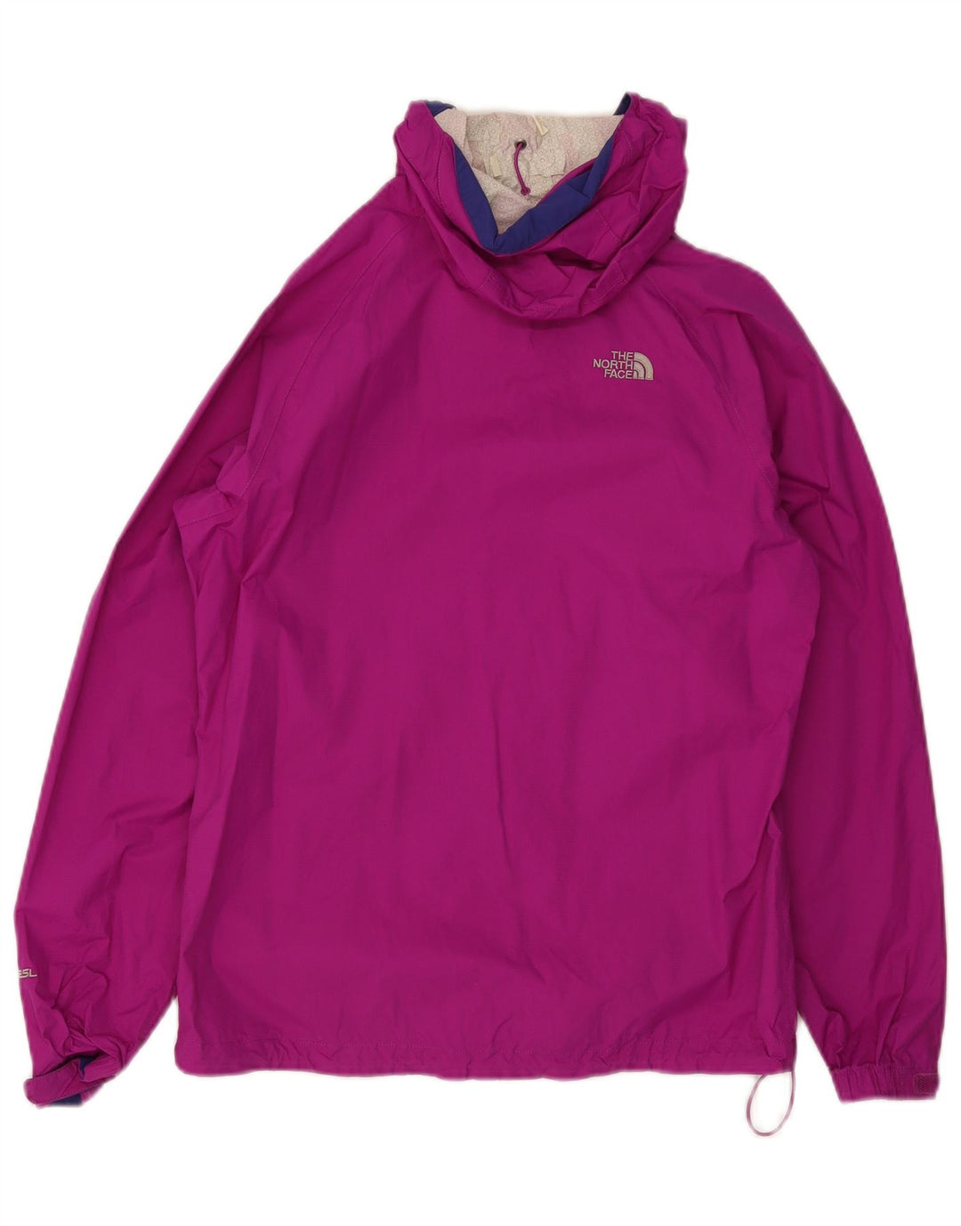 Jaqueta de chuva feminina com capuz The North Face UK 10 pequena marrom nylon