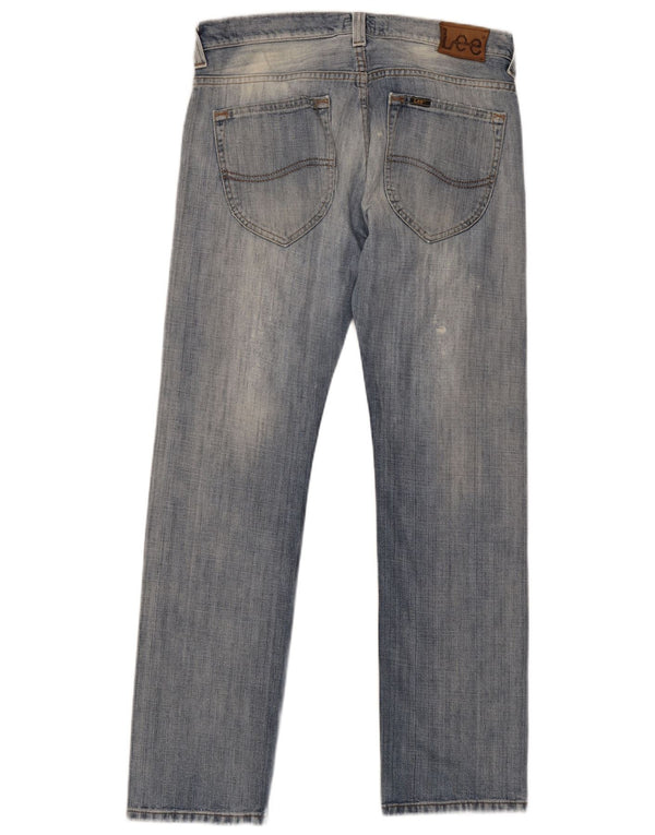 Calça jeans reta masculina Lee W34 L33 azul