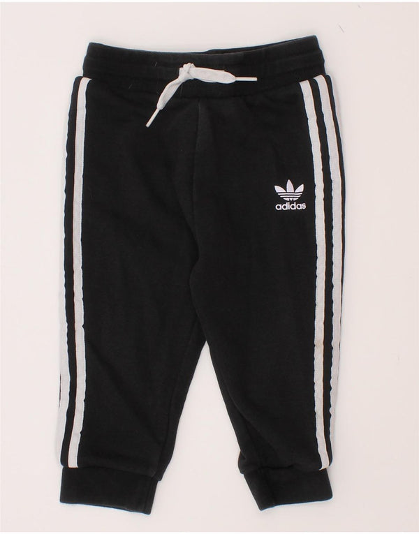 Calças de treino Adidas Baby Boys Joggers 12-18 meses de algodão preto