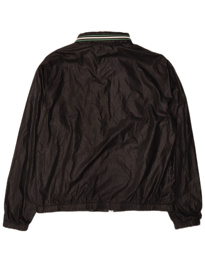 Jaqueta corta-vento masculina Converse UK 42 XL poliéster preto