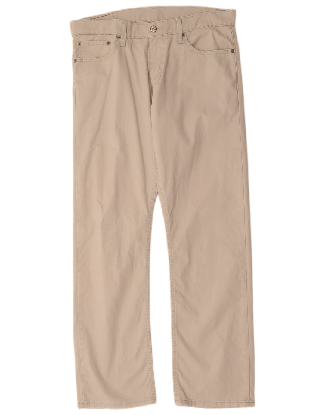 Calça Levi's Masculina 514 Reta Casual W34 L32 Algodão Branco