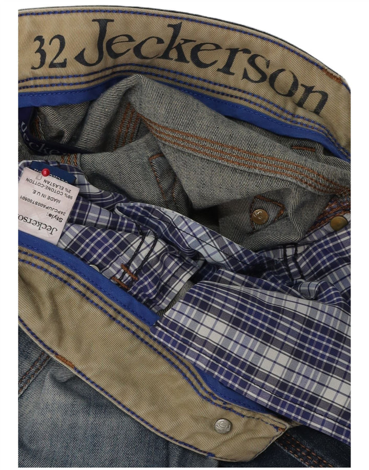 Jeans slim masculino JECKERSON W32 L34 algodão azul