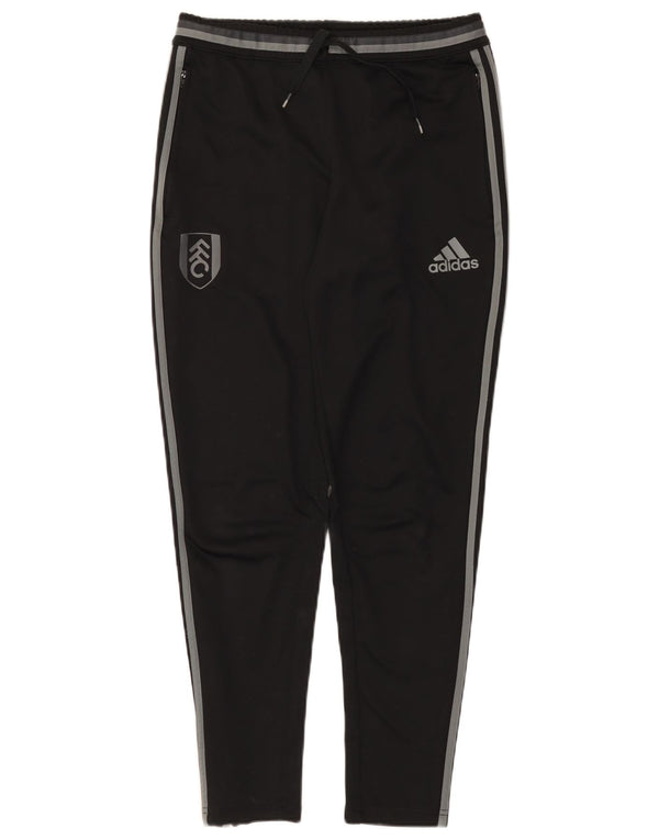 Adidas masculino climacool gráfico calças de treino pequeno poliéster preto