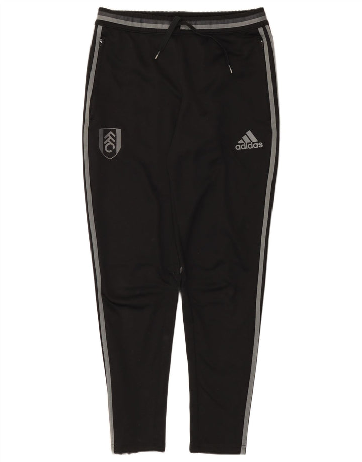 Adidas masculino climacool gráfico calças de treino pequeno poliéster preto